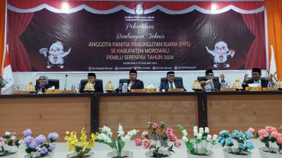 399 Orang Petugas PPS Kabupaten Morowali Dilantik