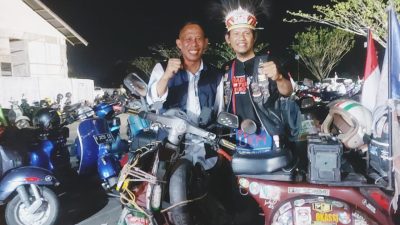 Parade Scooter Borneo ke – XVIII, Bupati Bulungan Apresiasi Peserta Terjauh dari Timika Papua